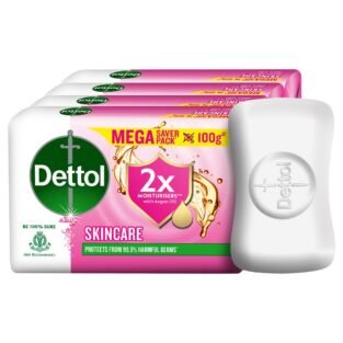 Dettol Skincare Soap 100 Gm Pack of 4 (400 Gm)