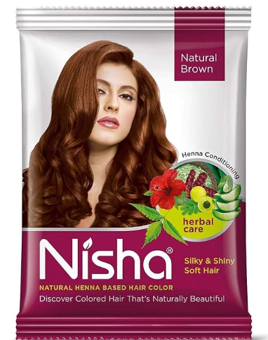 Nisha Brown Hair Colour