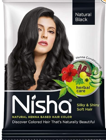 Nisha Black Hair Colour